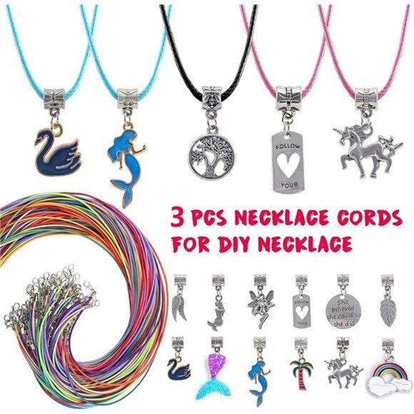 Bracelet Making Craft Kit for Girls,Jewelry Making Supplies Bead Charms Bracelet - Picture 4 of 5